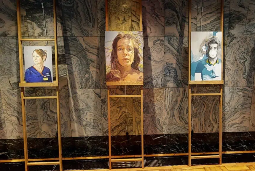 Artist Tom Croft Brings Portraits of NHS Heroes to Fitzrovia Chapel