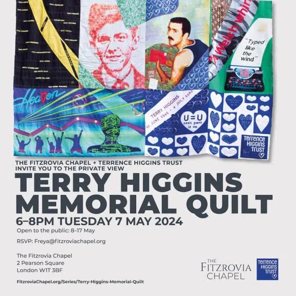 Terry Higgins Memorial Quilt Private View