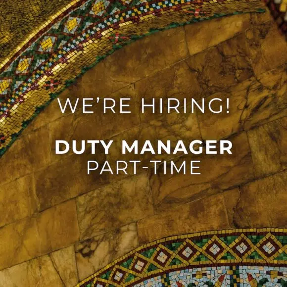 We’re looking for a part-time duty manager